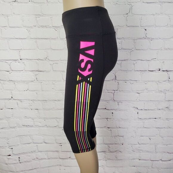 Vsx Victoria's VSX Sport Crop Pants Yoga Activewear XS - Picture 4 of 9